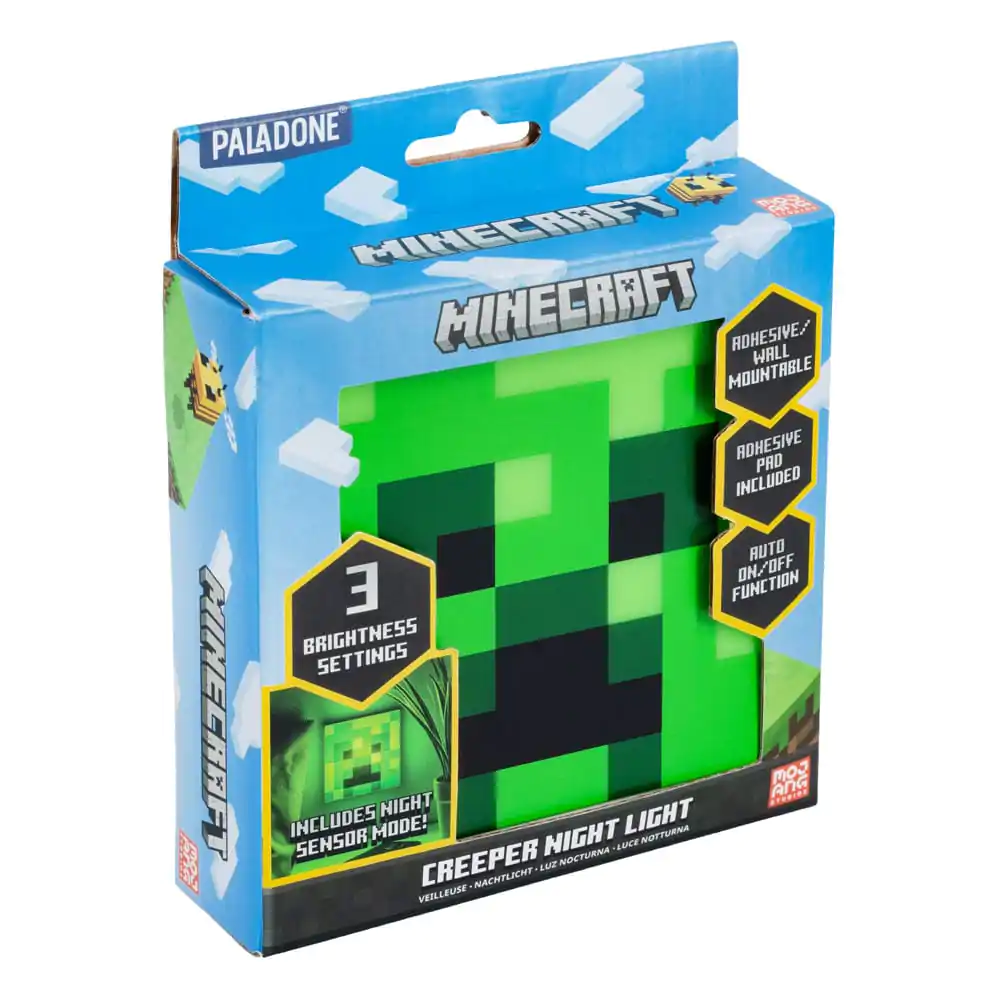 Minecraft Lampa de veghe Creeper 10 cm poza produsului