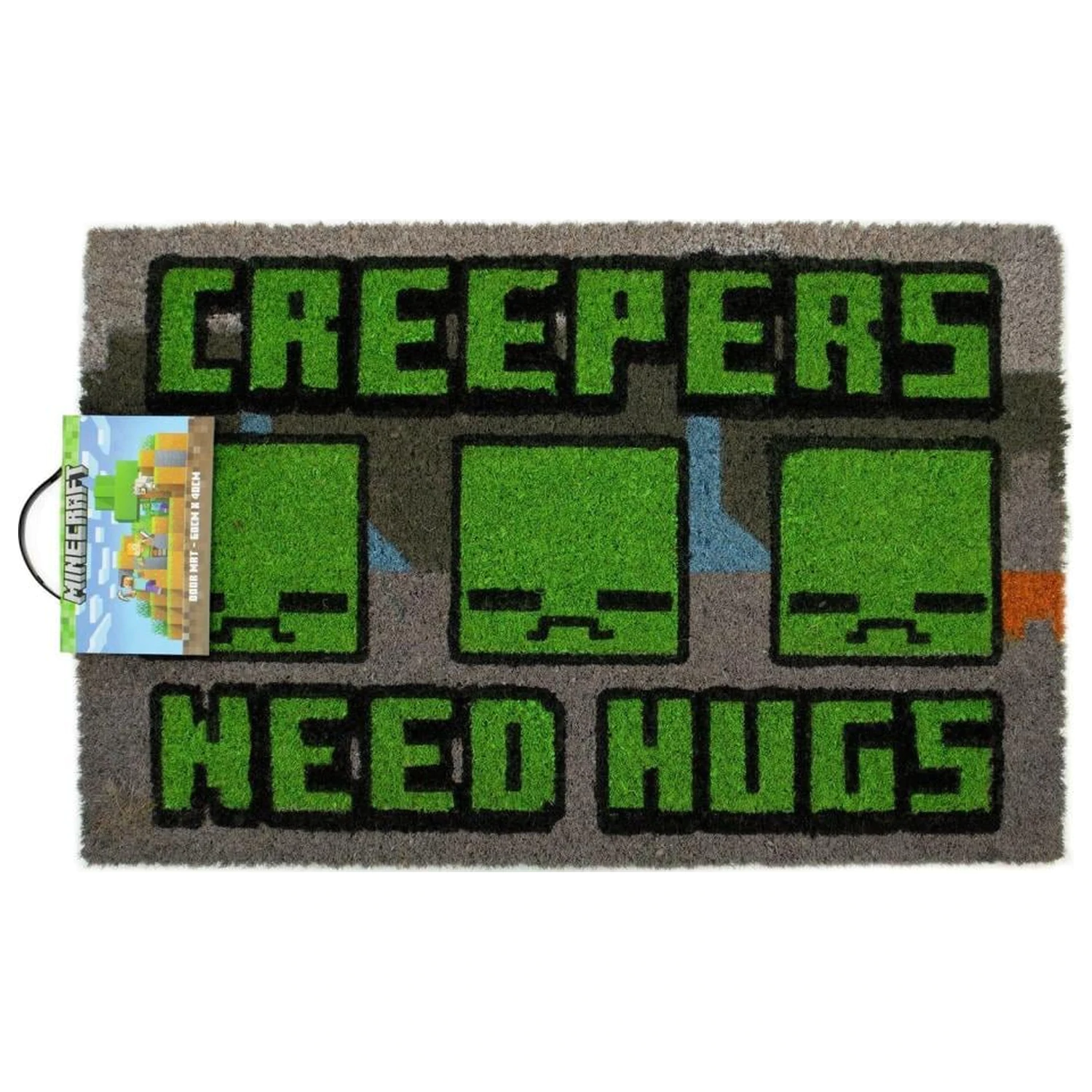 Minecraft Creeper Need Hugs Covoraș de ușă 40X60cm poza produsului