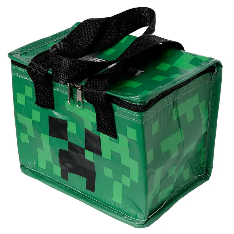 Minecraft Creeper geantă termoizolantă pentru prânz poza produsului