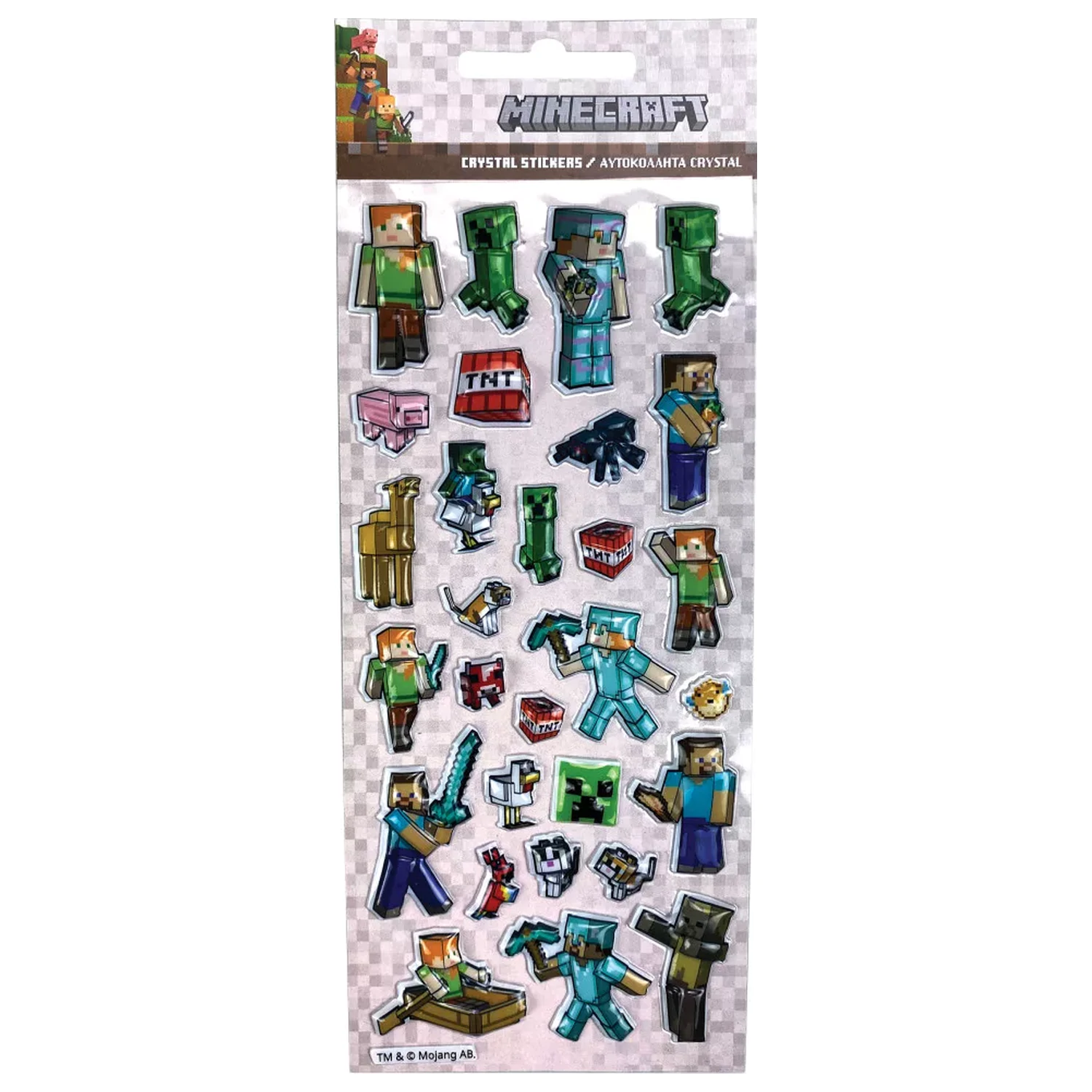 Minecraft Creepers Need Hugs autocolant tip bulă poza produsului