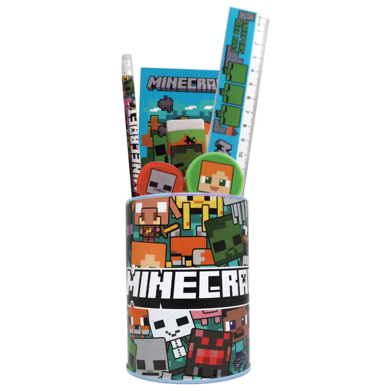 Minecraft Creepers Need Hugs Set papetarie - 7 piese poza produsului