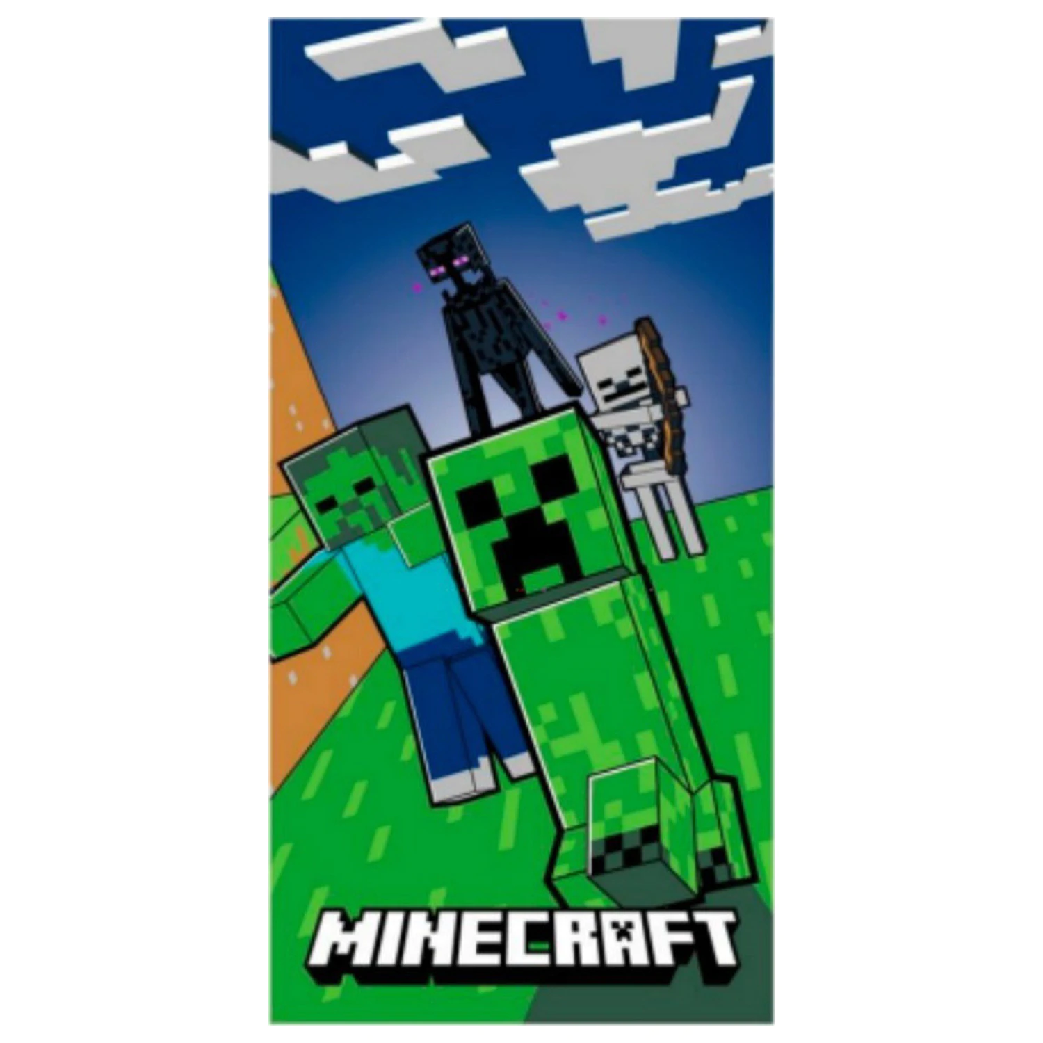 Minecraft Danger Zone Prosop 70x140 cm poza produsului