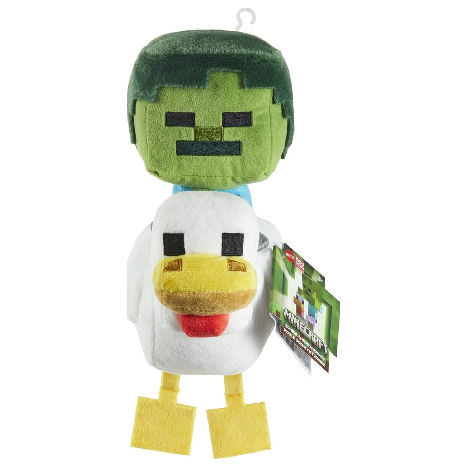 Minecraft Deluxe Figurina de plus Chicken Jockey 20 cm poza produsului