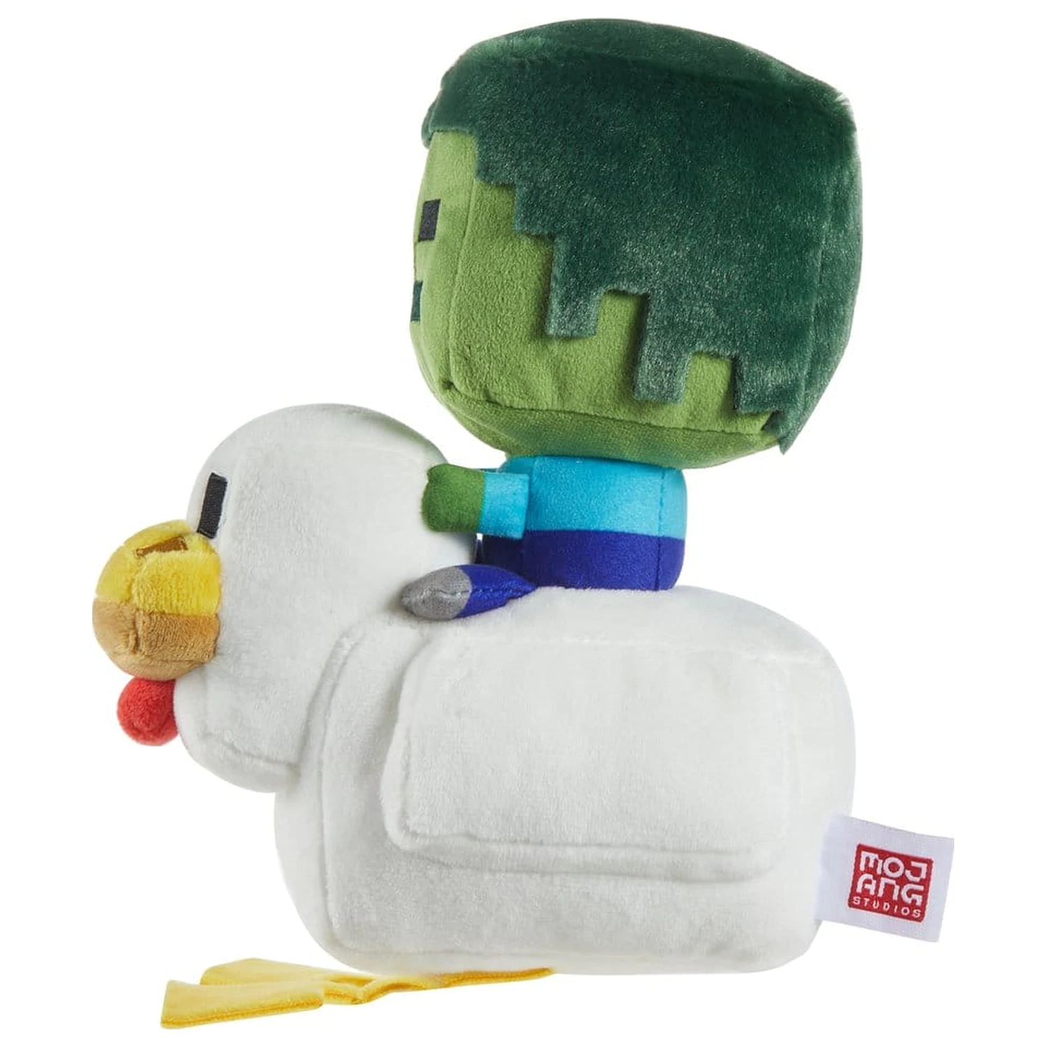 Minecraft Deluxe Figurina de plus Chicken Jockey 20 cm poza produsului