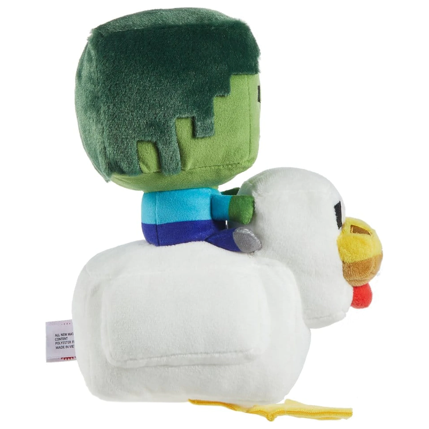Minecraft Deluxe Figurina de plus Chicken Jockey 20 cm poza produsului