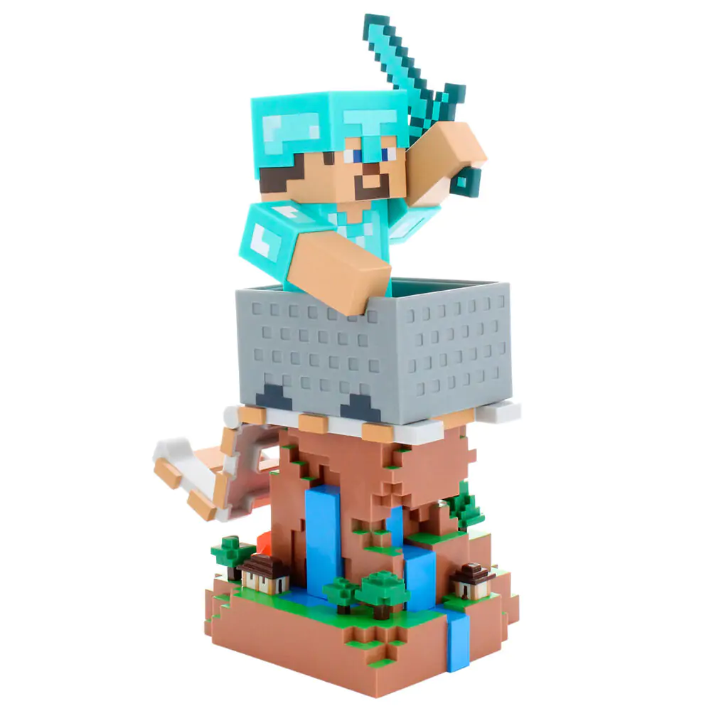 Minecraft Diamond Steve Suport cablu 20cm poza produsului