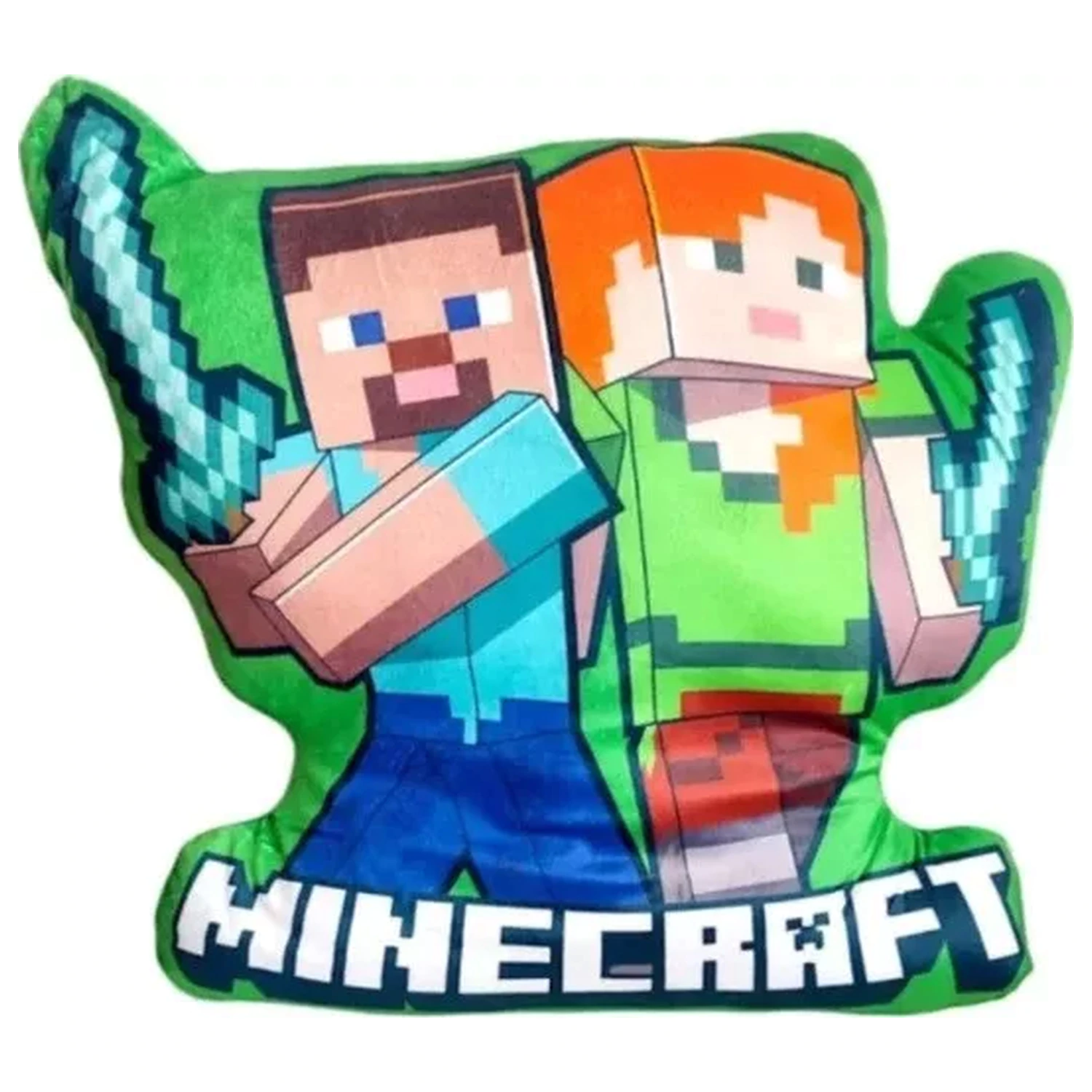 Minecraft Duo perna decorativa in forma 3D, perna decorativa 40 cm poza produsului