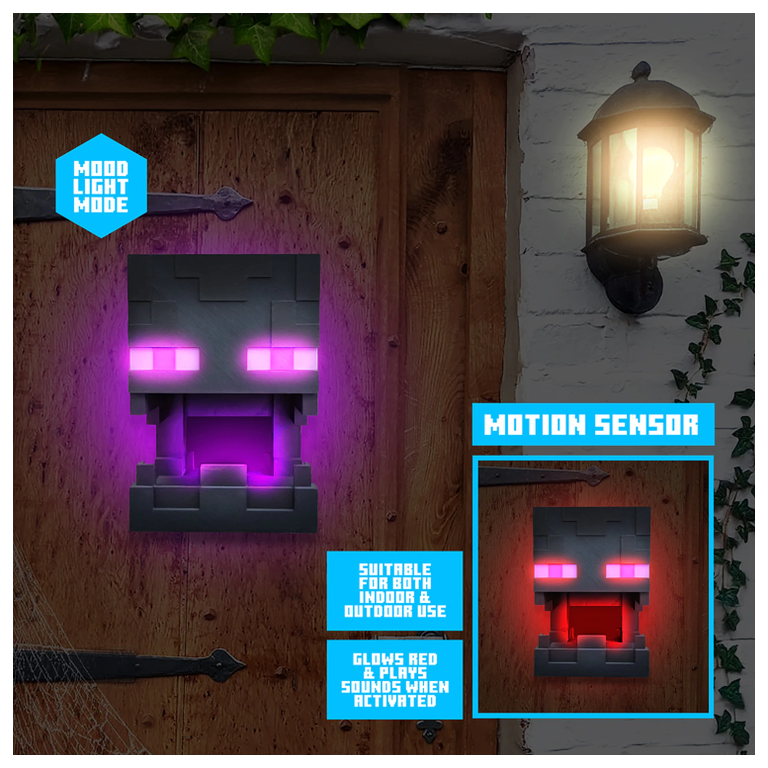 Minecraft Enderman Masca cu senzor de miscare cu lumini poza produsului