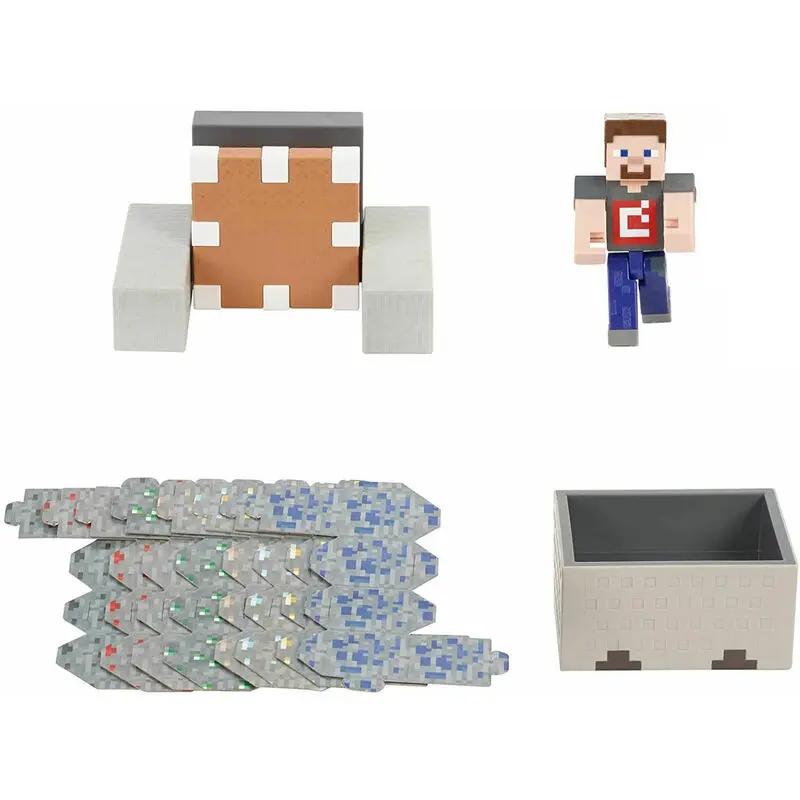 Figurină Minecraft Vagon Exploziv Steve poza produsului