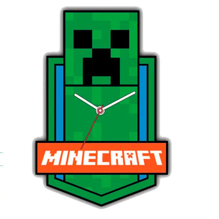 Ceas de perete Minecraft poza produsului