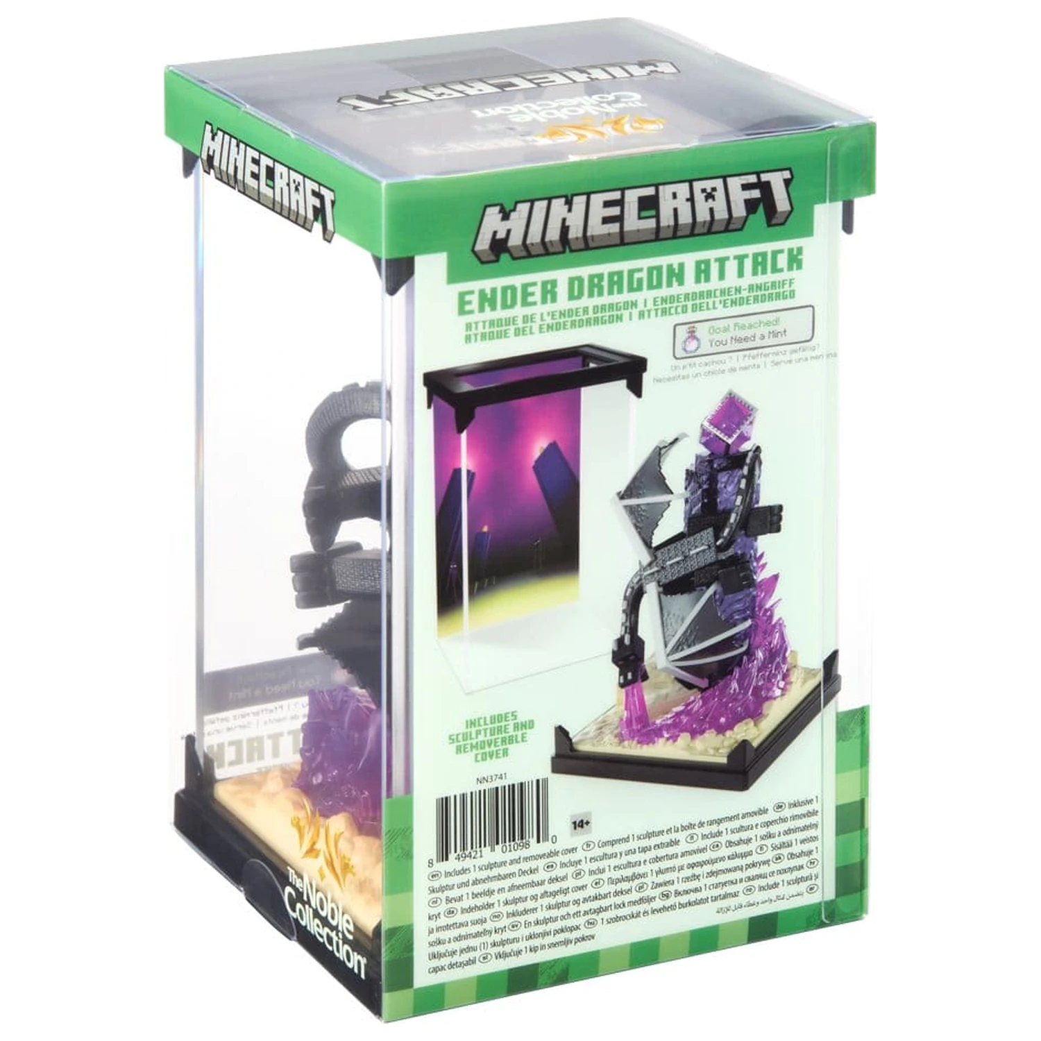 Figurina Minecraft Diorama Atacul Dragonului Ender de 18 cm poza produsului