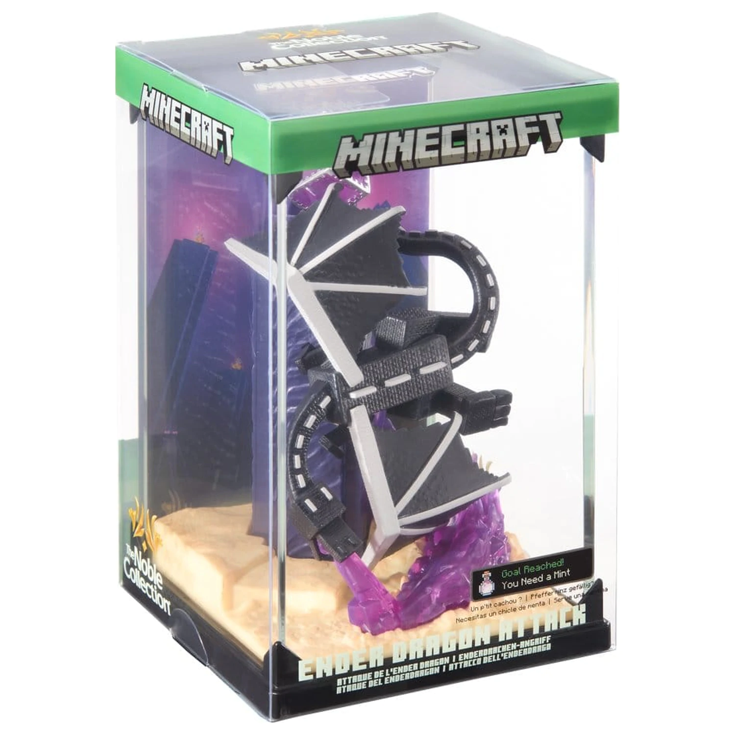 Figurina Minecraft Diorama Atacul Dragonului Ender de 18 cm poza produsului