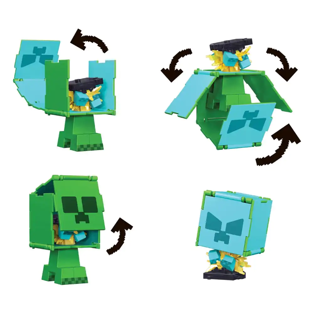 Figurină de acțiune Minecraft Flippin Creeper & Creeper Încărcat poza produsului