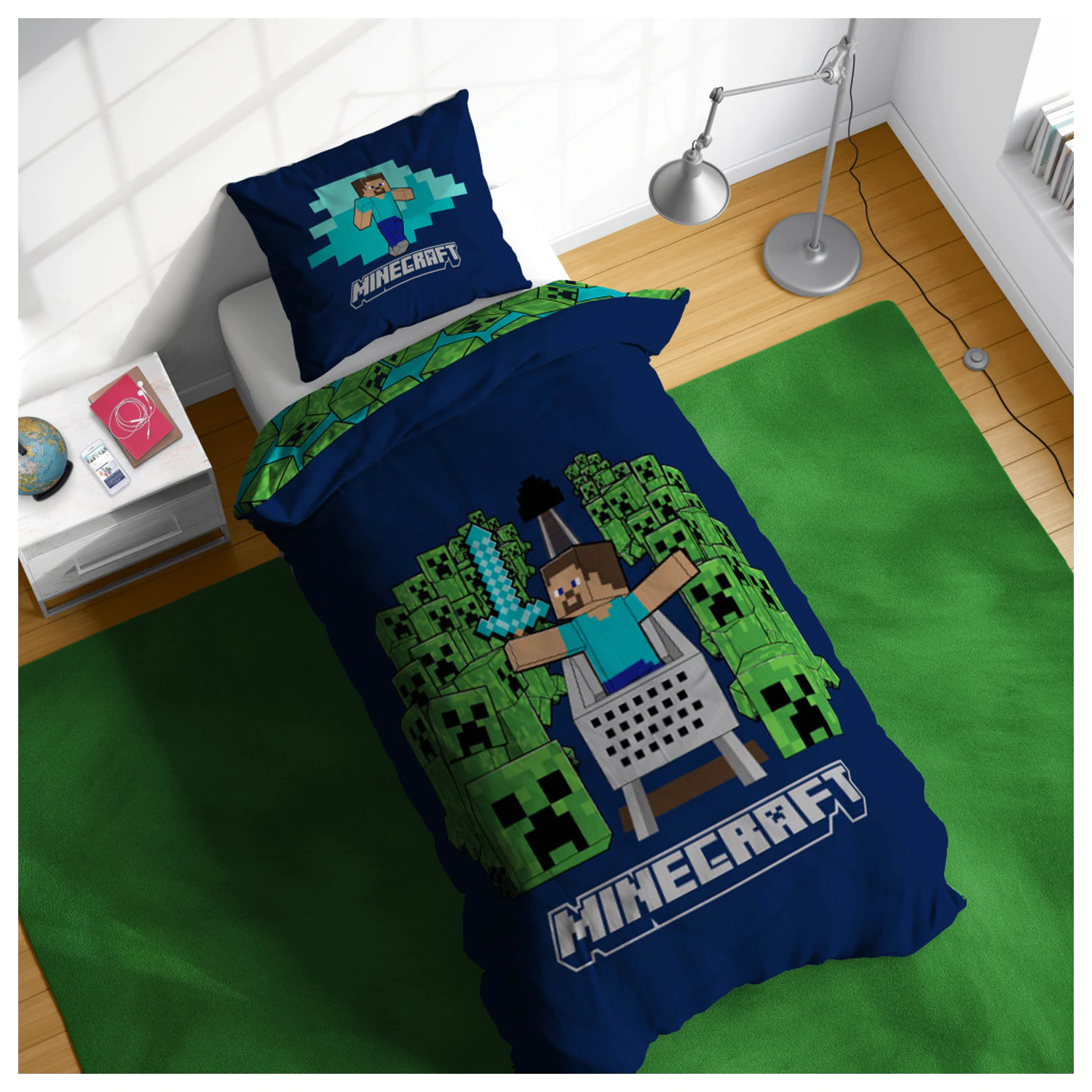 Minecraft Game Over Creepers Husa de pilota poza produsului