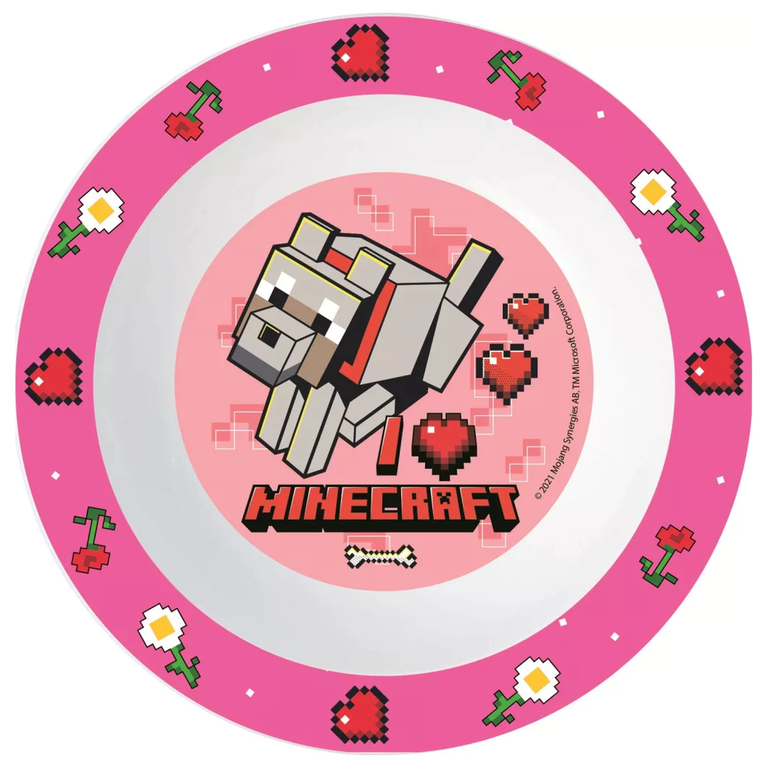 Minecraft Girls farfurie micro adâncă 16 cm poza produsului
