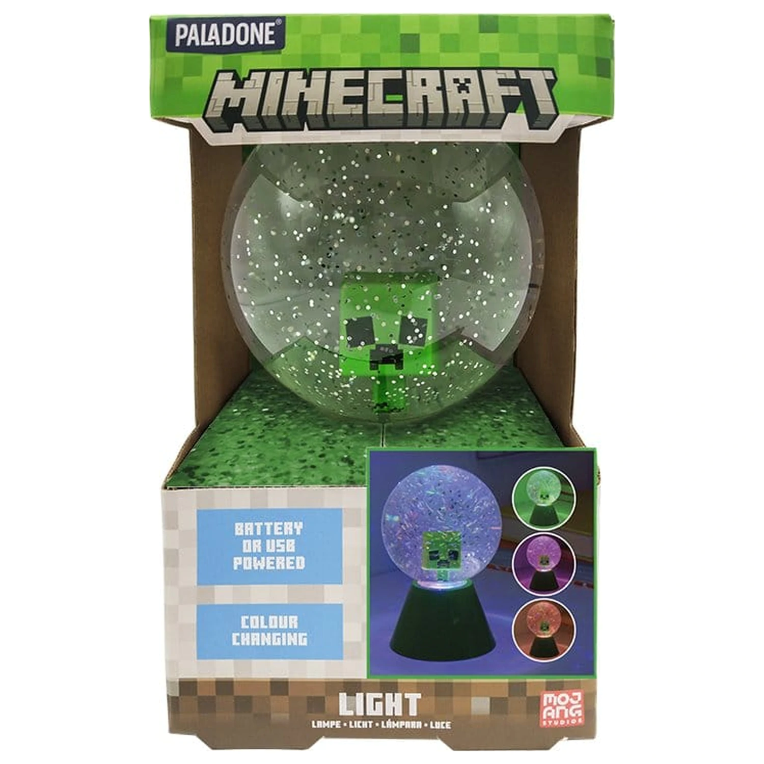 Minecraft Lampa LED cu sclipici Glitter Ball poza produsului