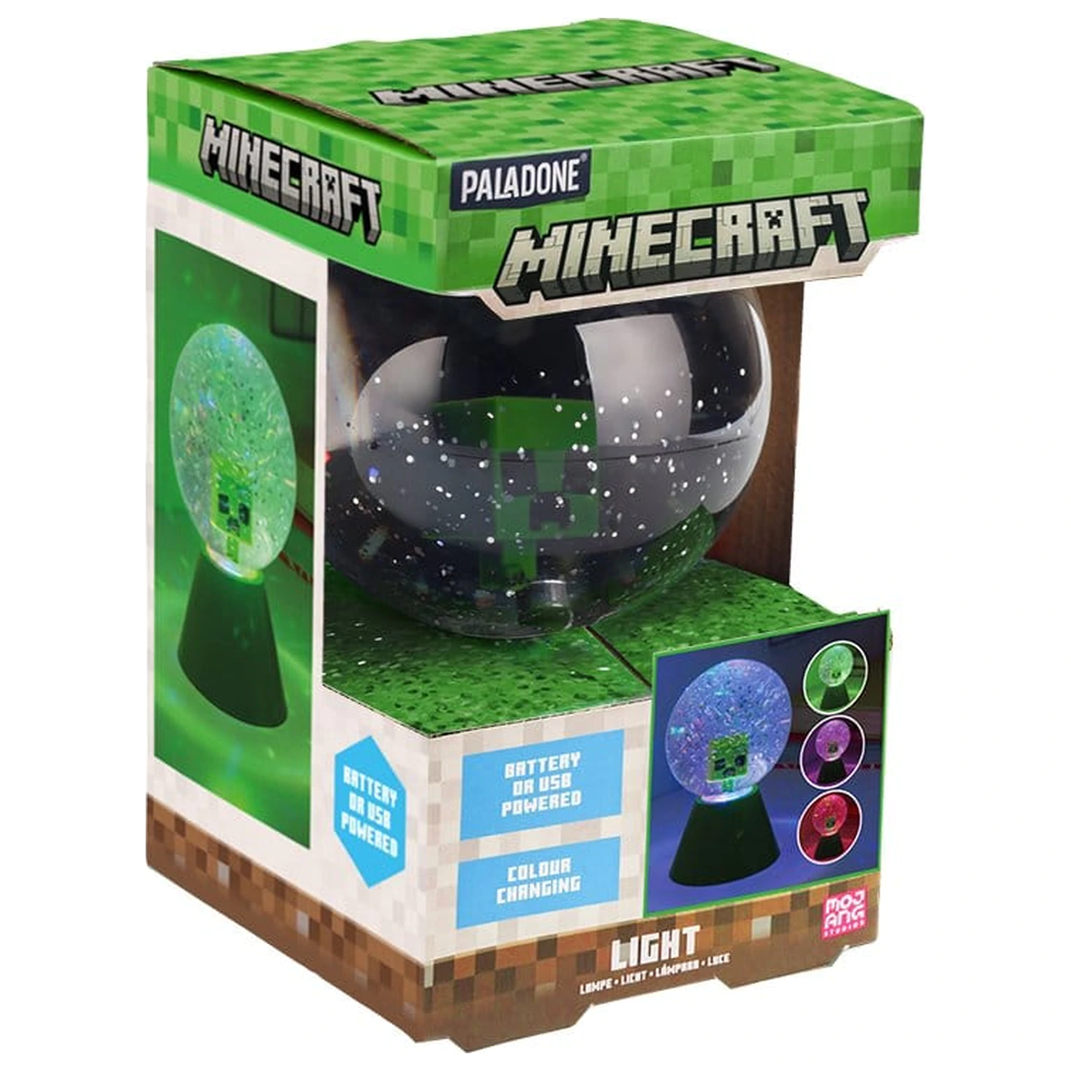 Minecraft Lampa LED cu sclipici Glitter Ball poza produsului