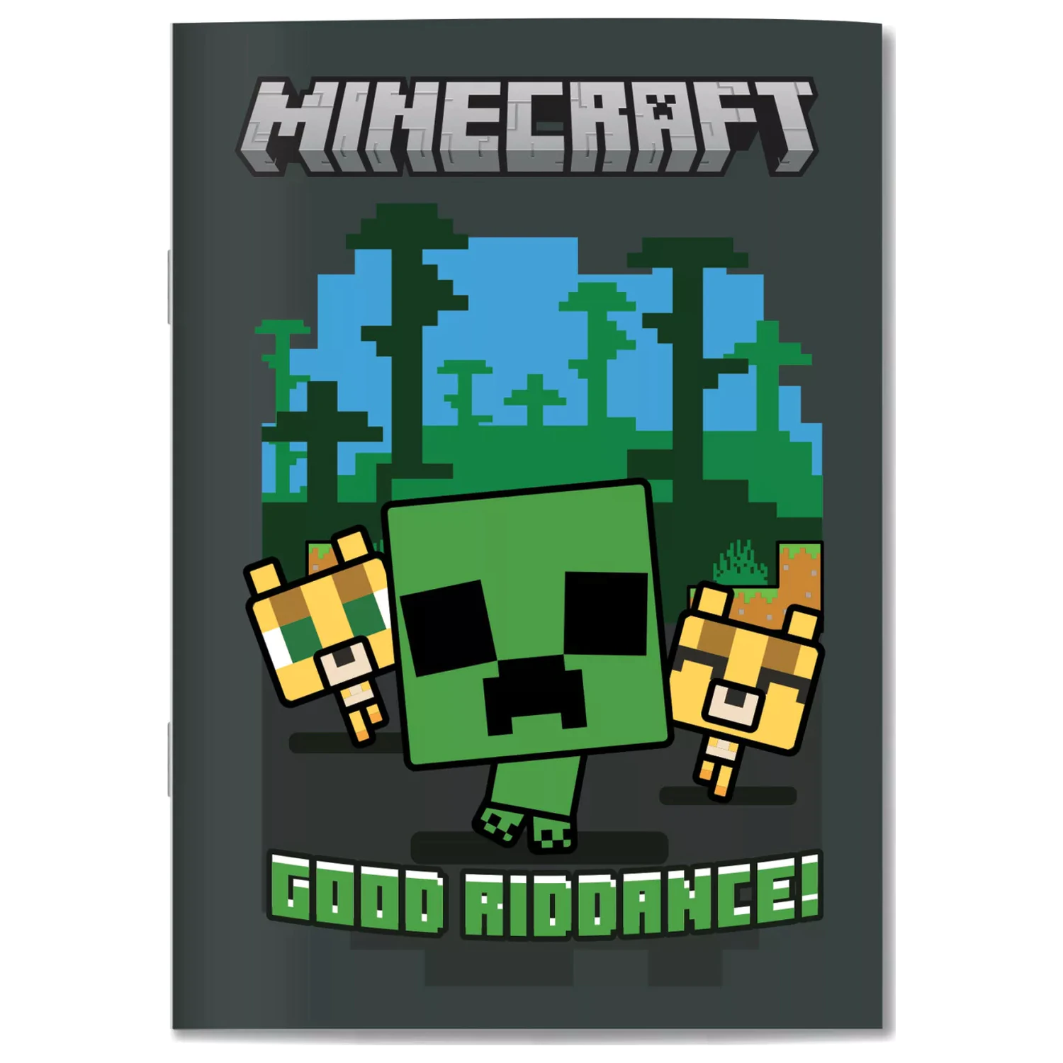 Minecraft Good Riddance B/5 Caiet Liniat 40 de Pagini poza produsului