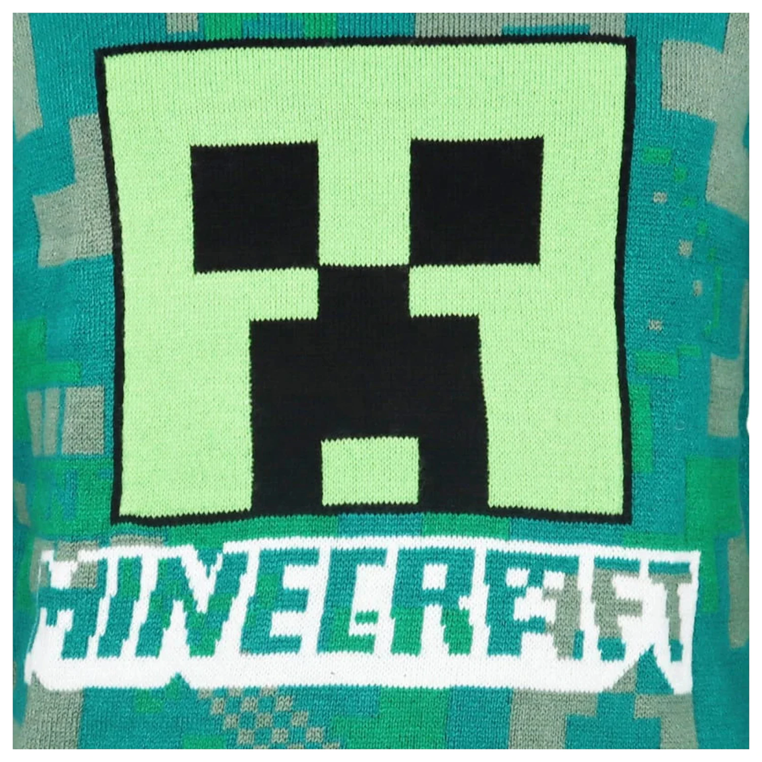 Minecraft Green pulover tricotat pentru copii poza produsului