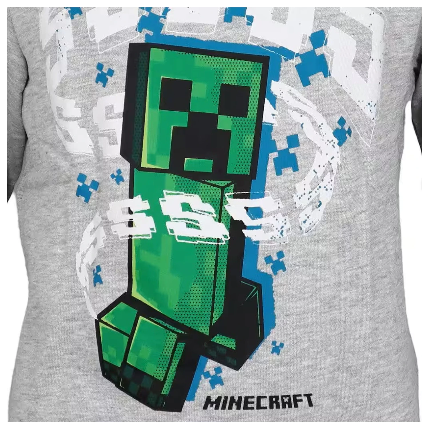 Minecraft Grey Kids Hoodie pentru copii poza produsului