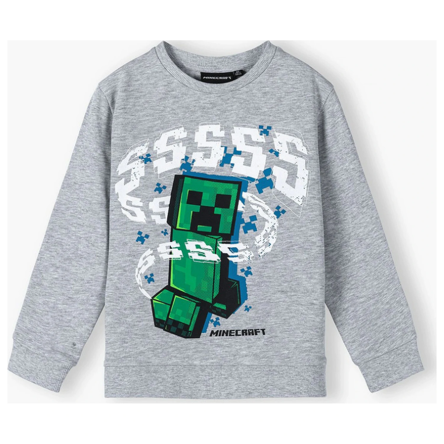 Minecraft Grey Kids Hoodie pentru copii poza produsului