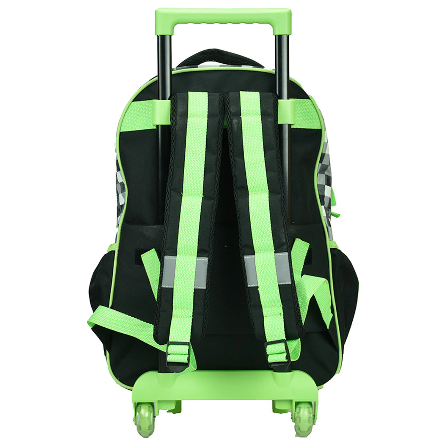 Ghiozdan scoala Minecraft Gray Stone cu roti, Bag 46 cm poza produsului