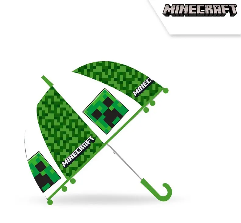 Minecraft umbrela semitransparenta semimatic pentru copii Ø70 cm poza produsului
