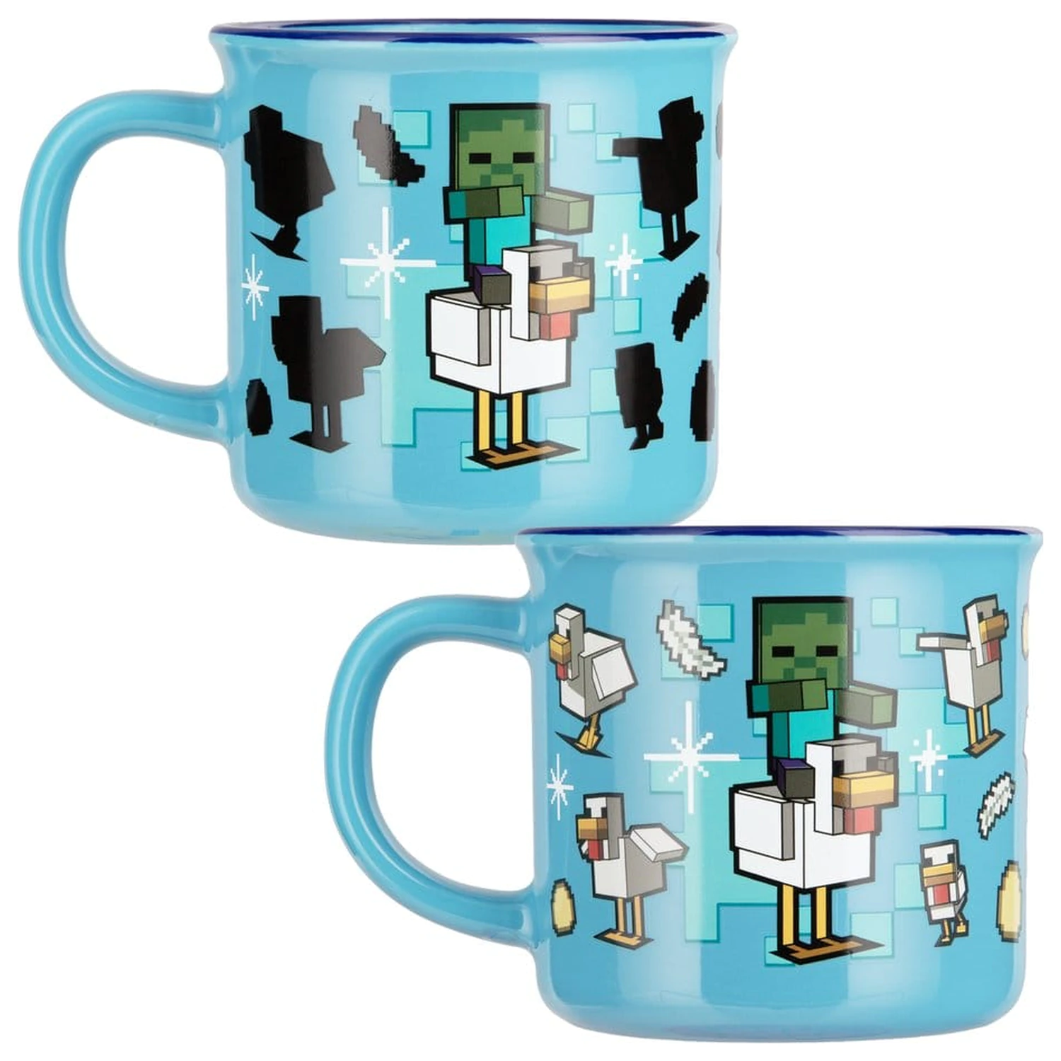 Minecraft Heat Change Mug Chicken Jockey poza produsului