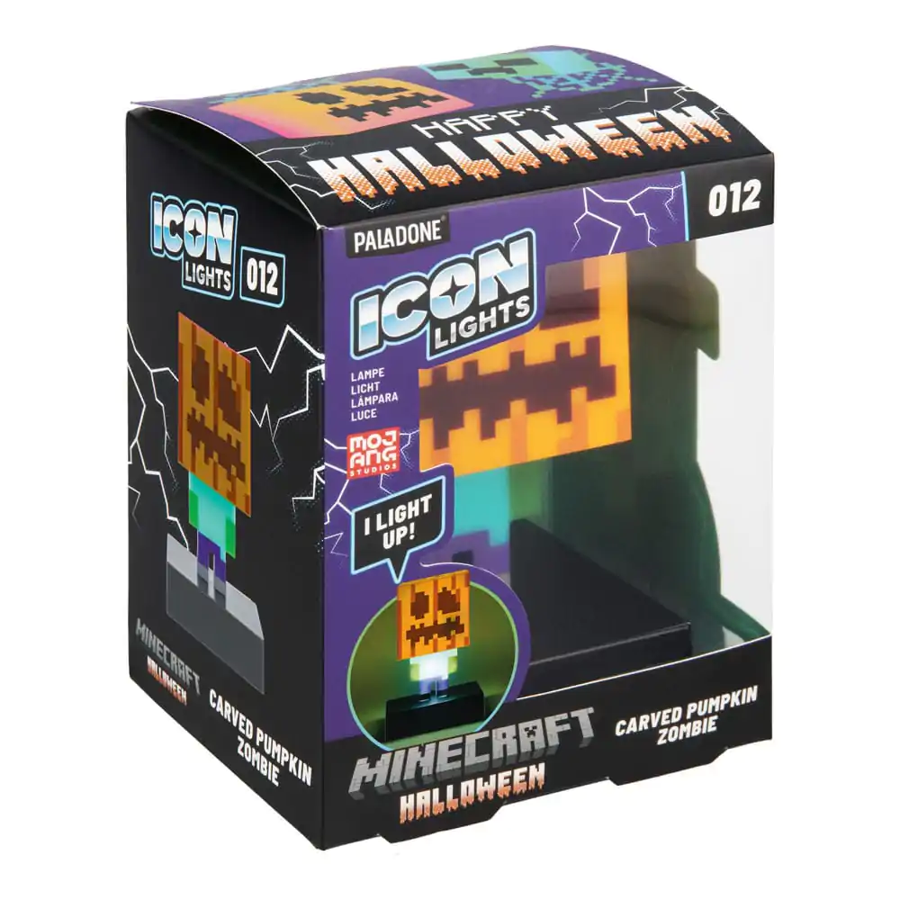 Minecraft Icons Light Zombie Jack O Lantern 10 cm poza produsului