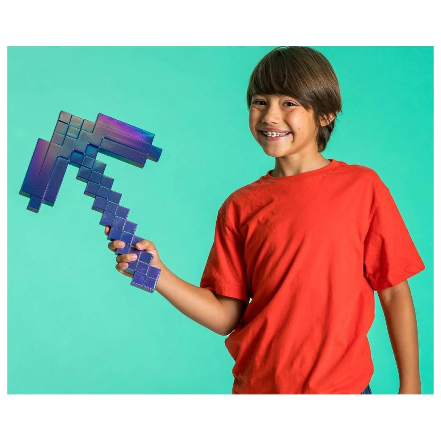 Minecraft Iridescent Pickaxe 40 cm poza produsului