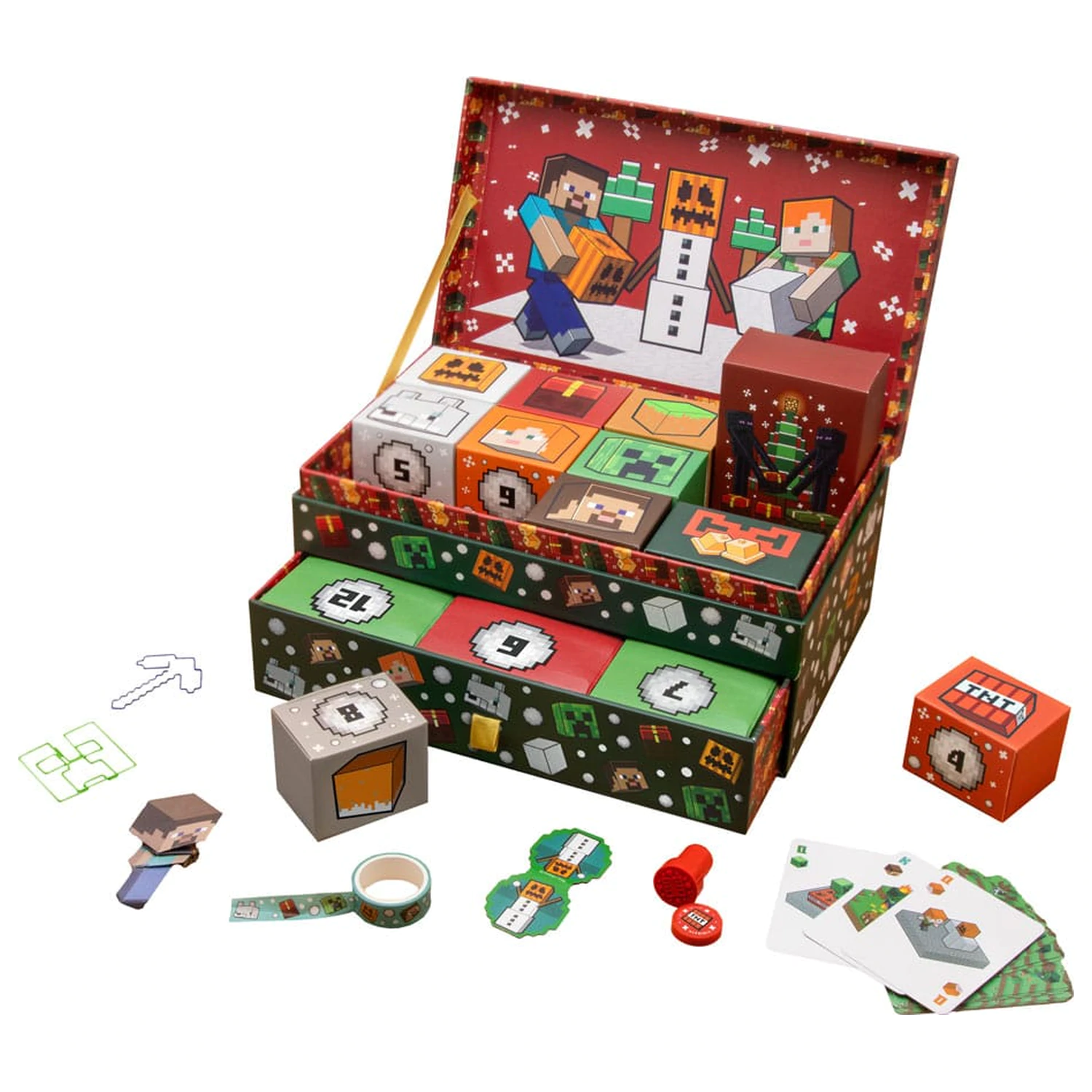 Minecraft Advent Calendar Keepsake Box Calendar de Advent poza produsului