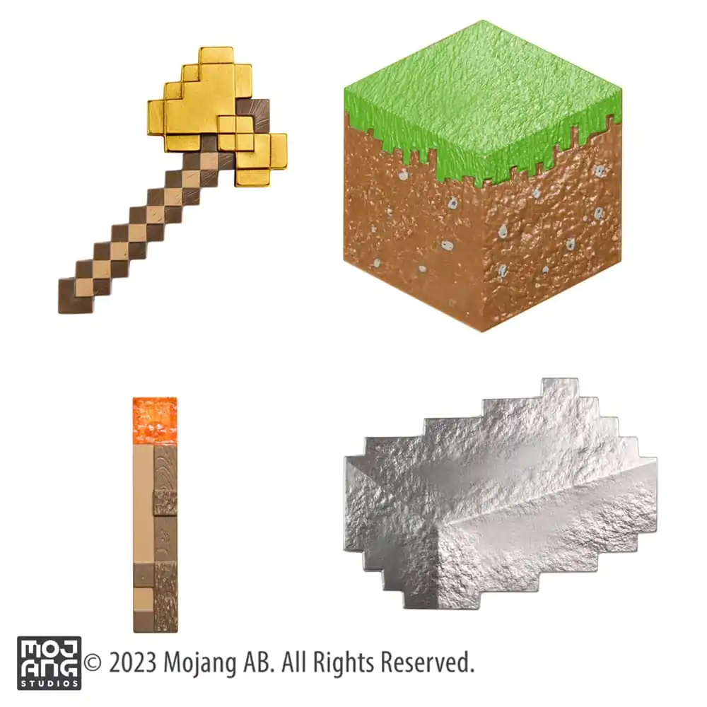 Minecraft Cufăr de pradă Câmpii 10 cm poza produsului