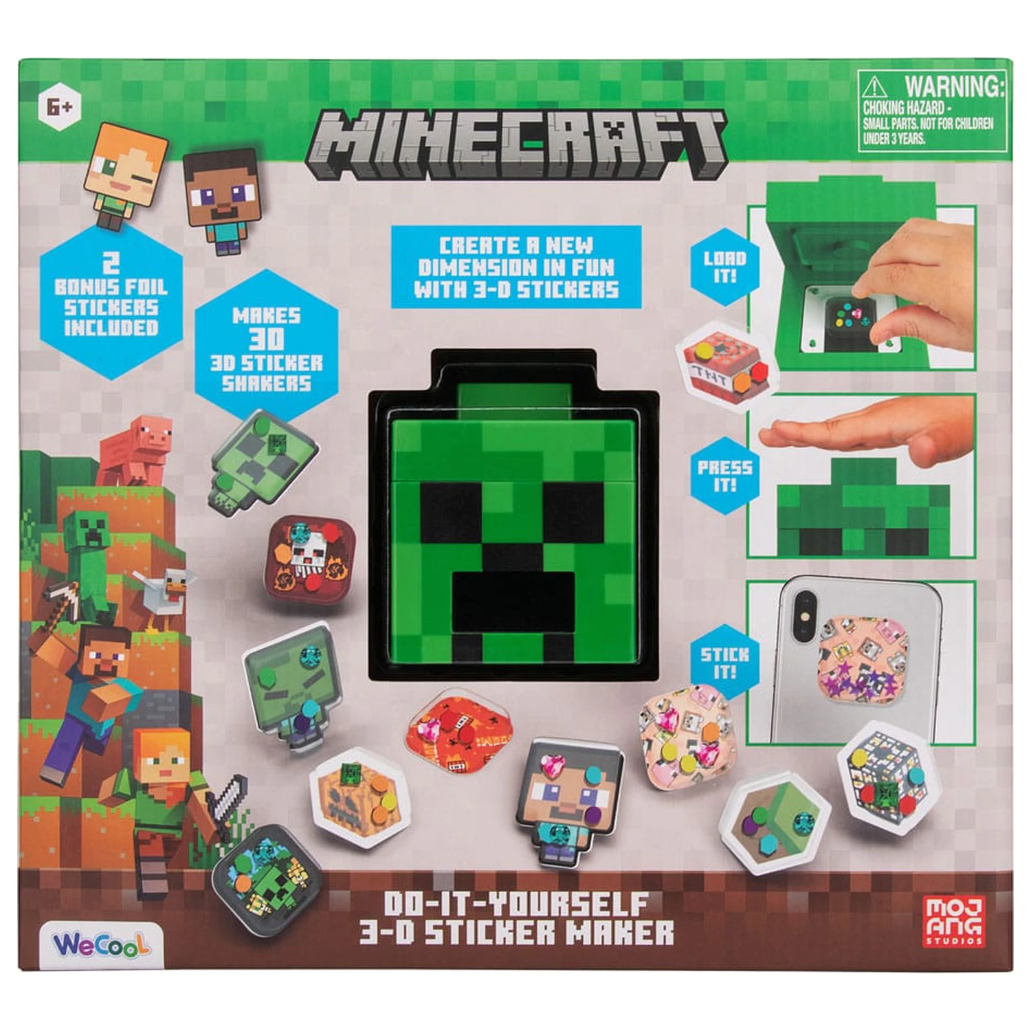 Minecraft aparat de făcut stickere 3D poza produsului