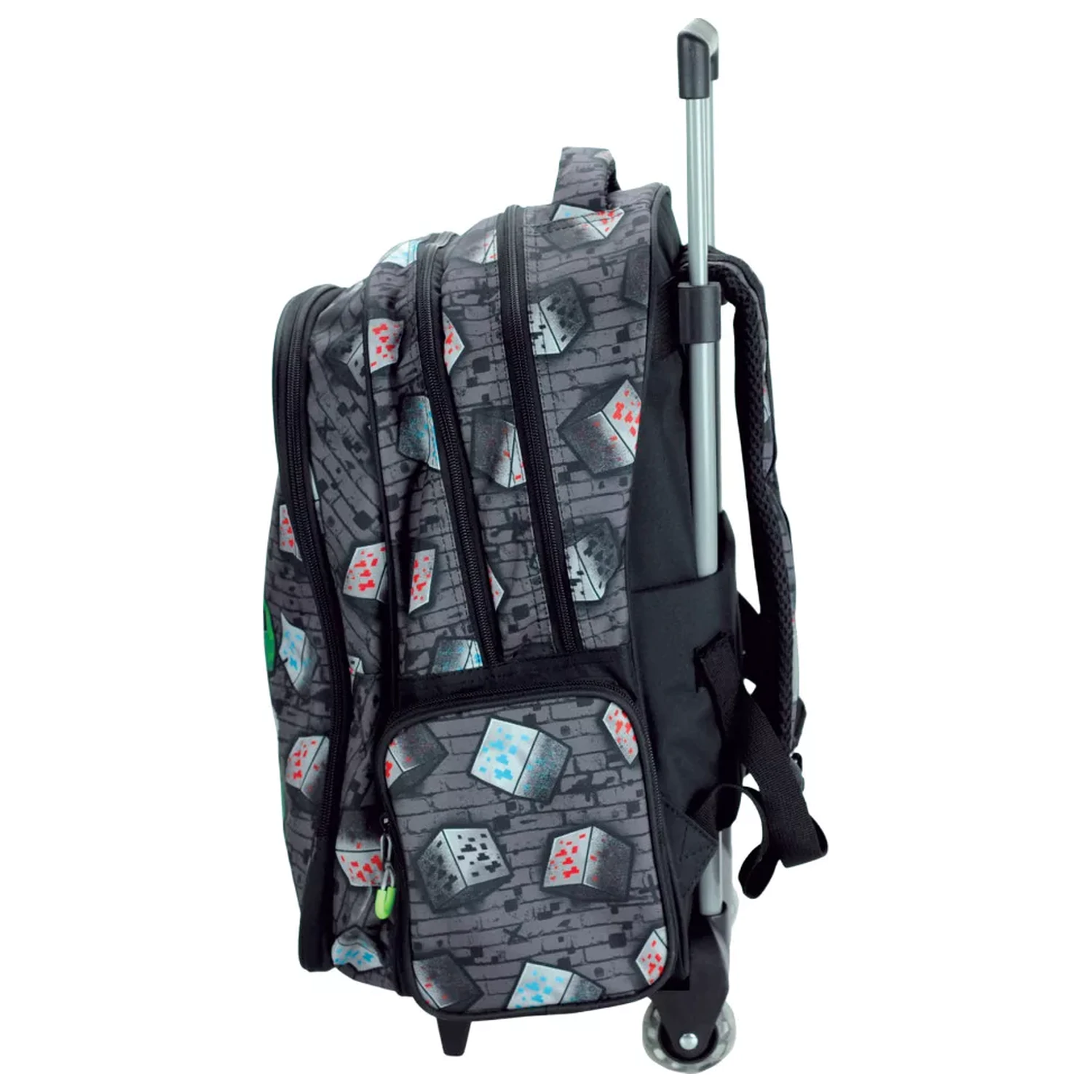 Minecraft Metro Art Blast Rolling ghiozdan, rucsac 46 cm poza produsului