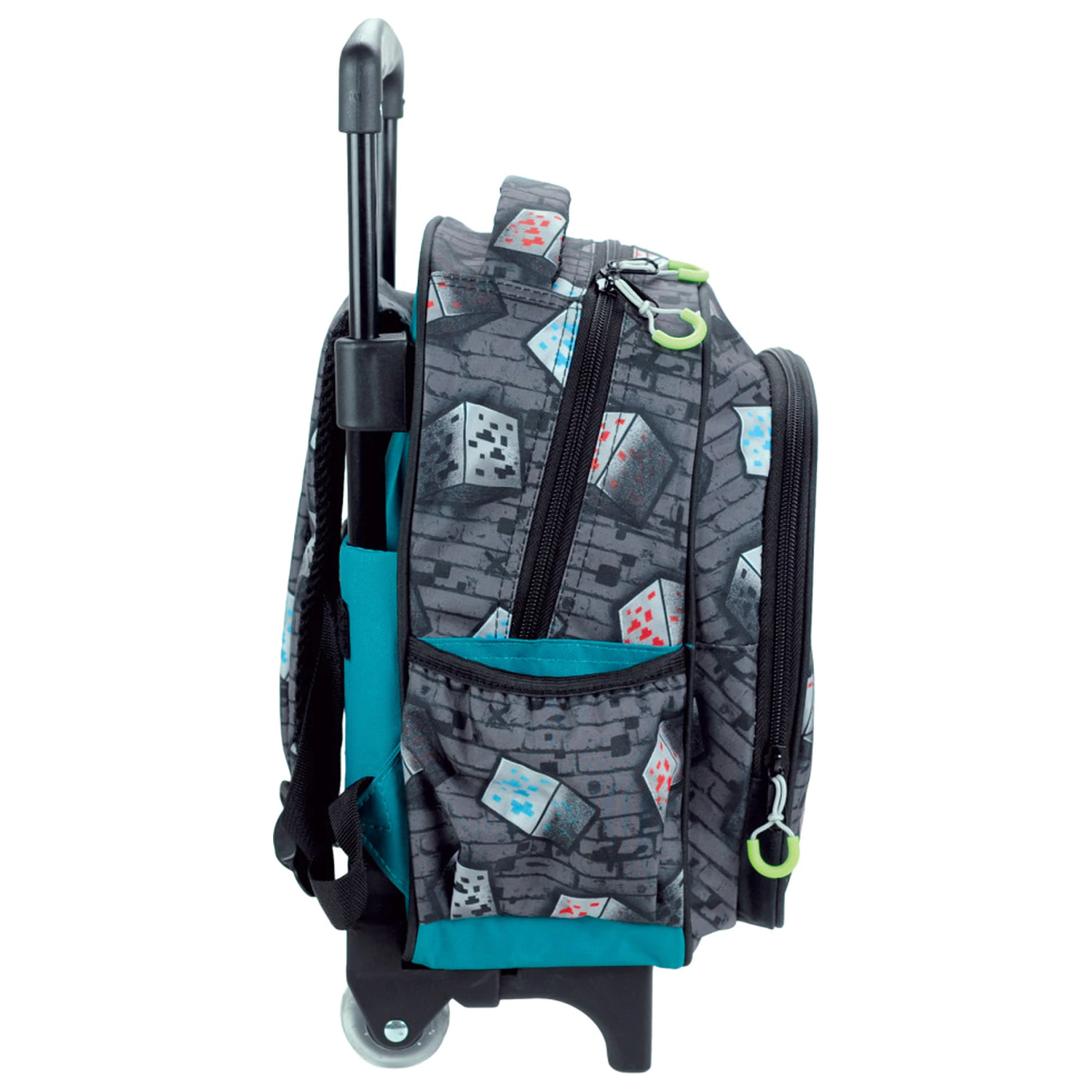 Minecraft Metro Art Blast Rolling ghiozdan prescolar, geanta 30 cm poza produsului