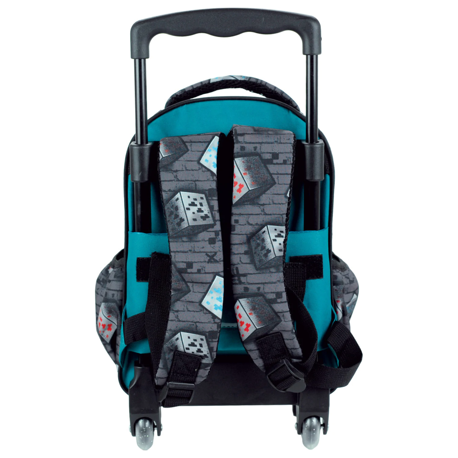 Minecraft Metro Art Blast Rolling ghiozdan prescolar, geanta 30 cm poza produsului