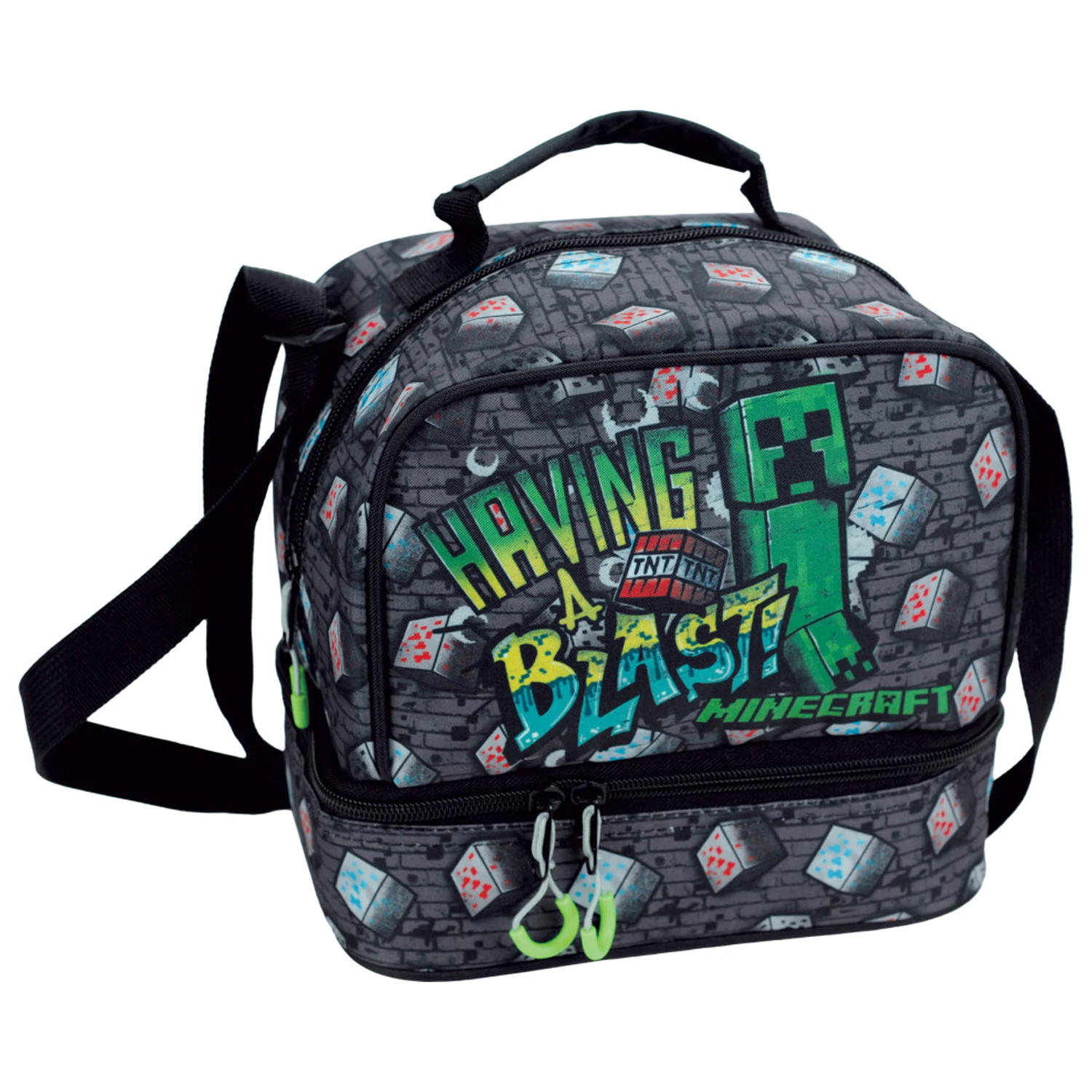 Minecraft Metro Art Thermal Lunch Bag 21 cm Geantă de prânz termoizolantă poza produsului