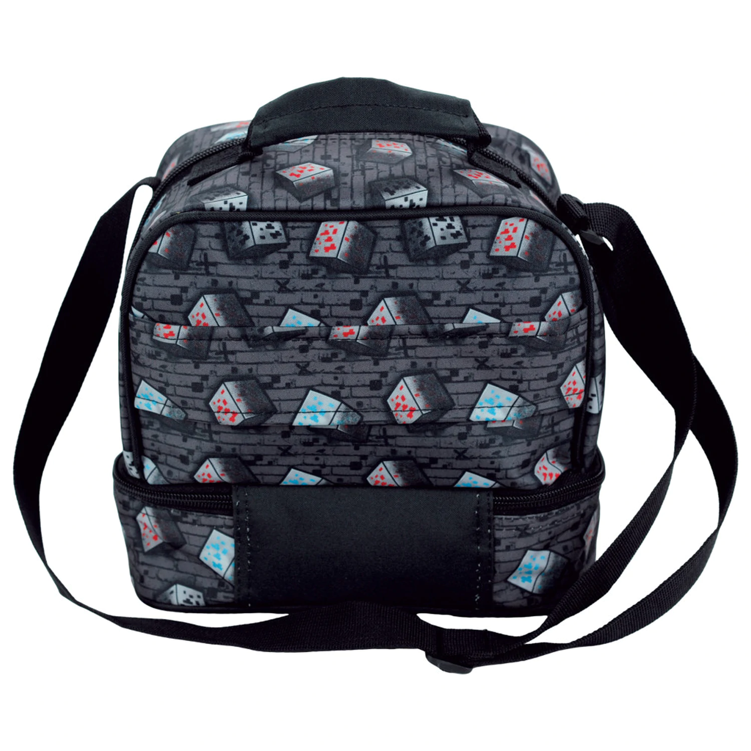 Minecraft Metro Art Thermal Lunch Bag 21 cm Geantă de prânz termoizolantă poza produsului