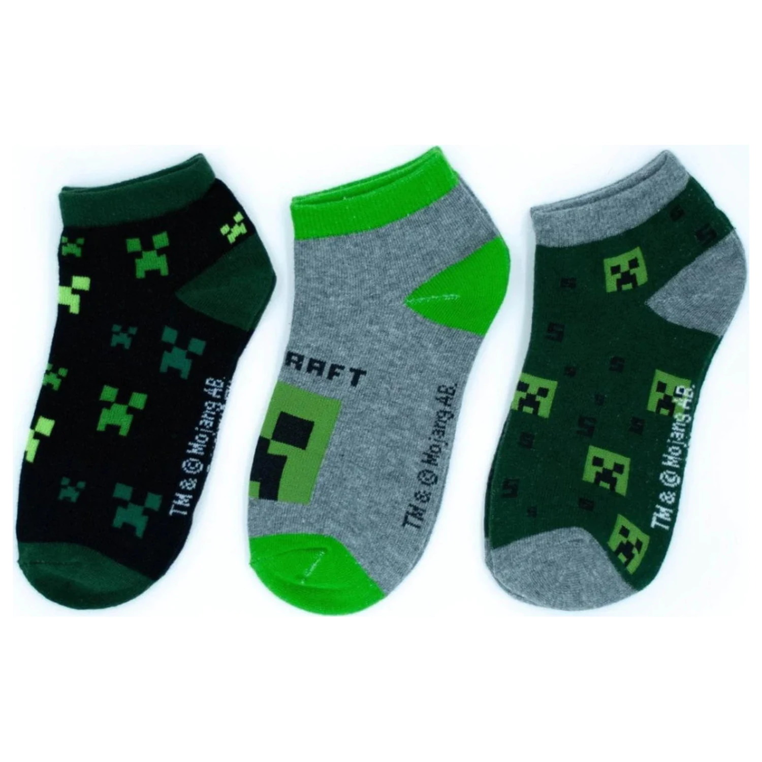 Minecraft Midnight Secret Socks pentru Copii 35/38 poza produsului