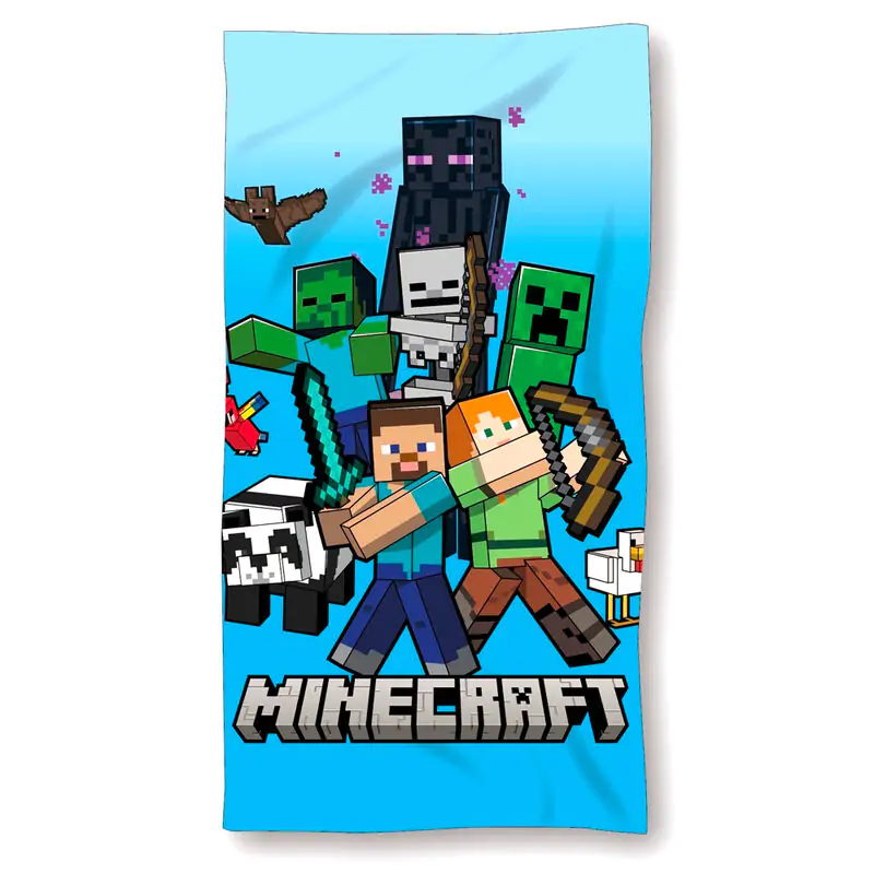 Minecraft prosop de plaja din microfibra poza produsului