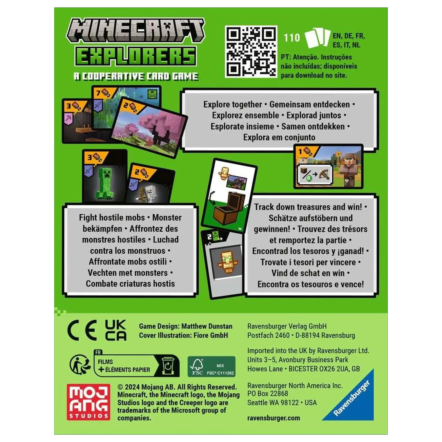 MINECRAFT Minecraft Explorers Cooperative Joc de carte poza produsului