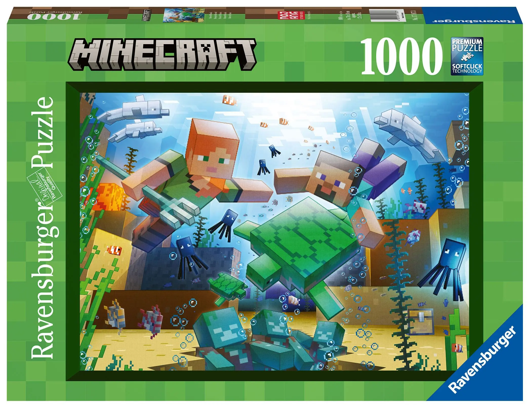 Puzzle Minecraft Mozaic Minecraft (1000 piese) poza produsului