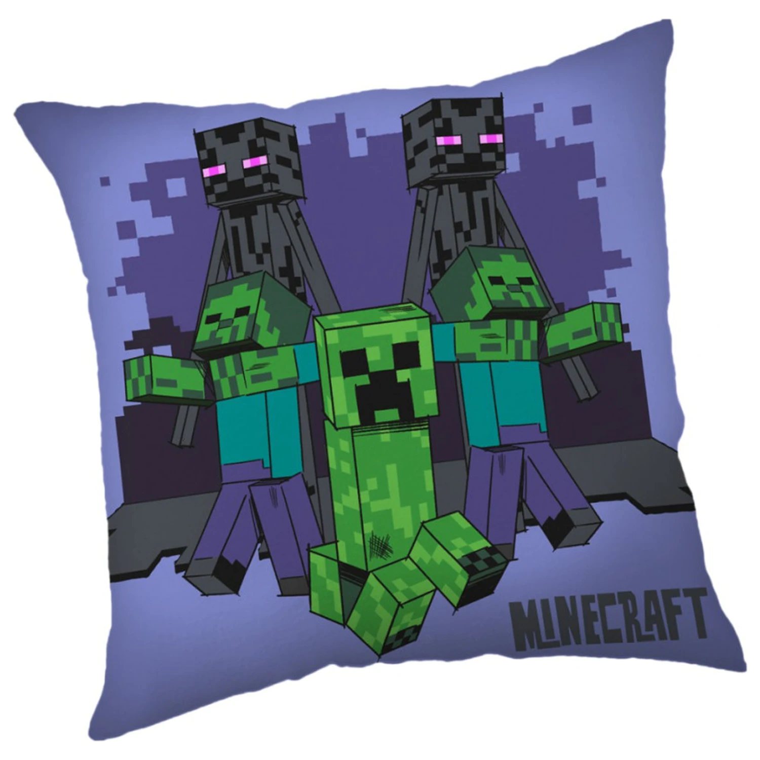 Pernă decorativă Minecraft Mob Mayhem, pernă 40x40 cm poza produsului