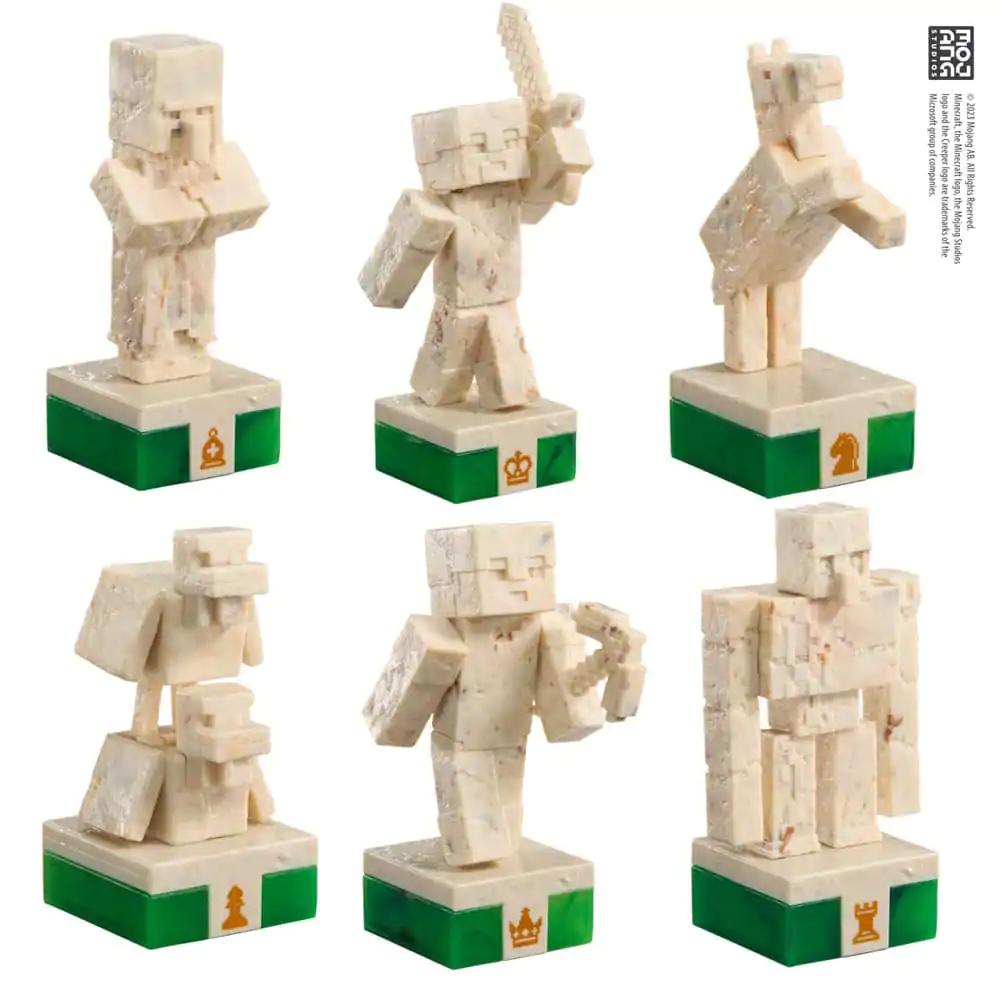 Set de șah Minecraft Overworld Heroes vs. Hostile Mobs poza produsului