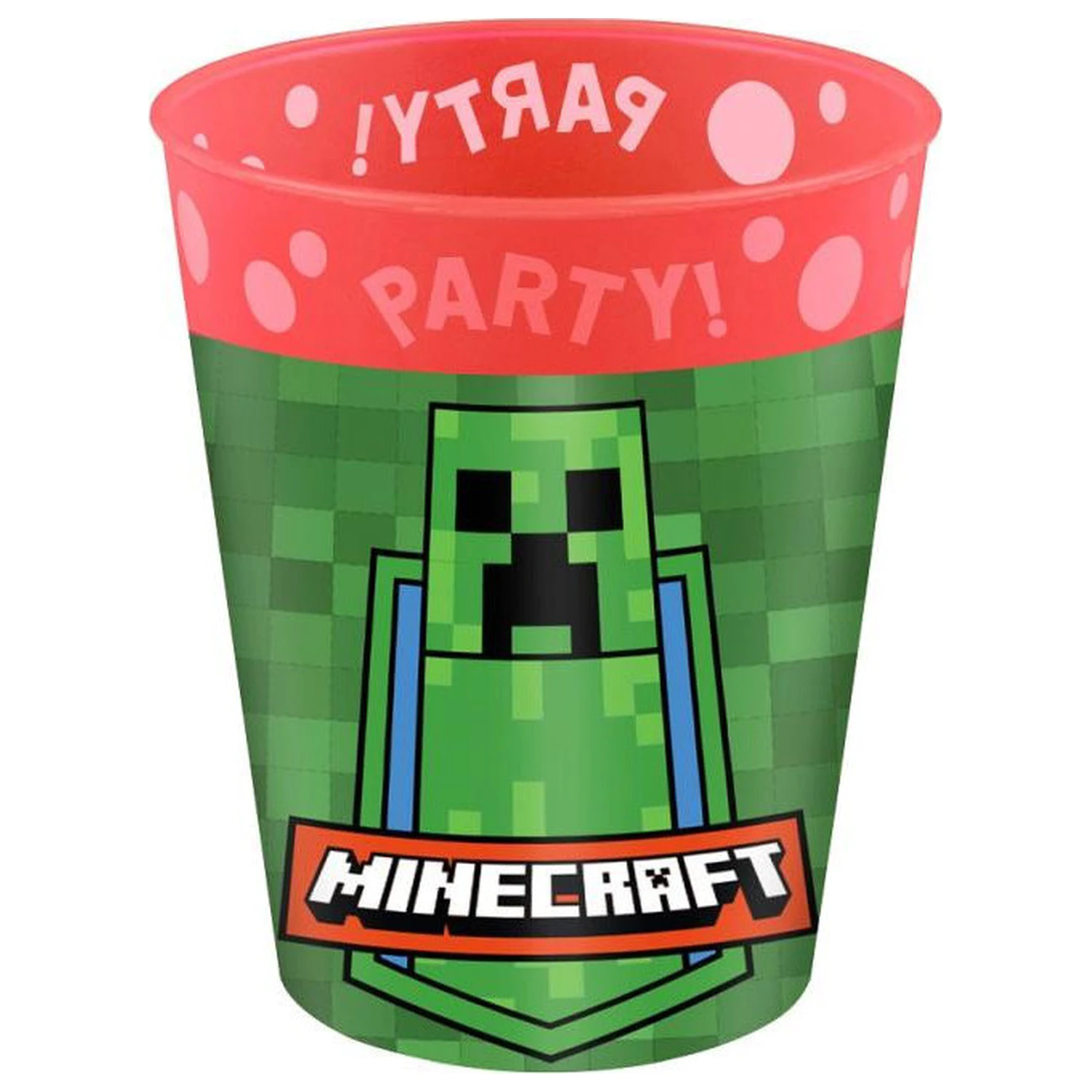 Minecraft Party micro premium plastic set de cupe 4 bucati 250 ml poza produsului