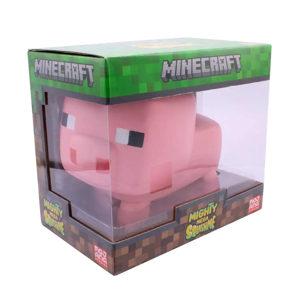 Figurină antistres Minecraft Mighty Mega Squishme Porc 25 cm poza produsului