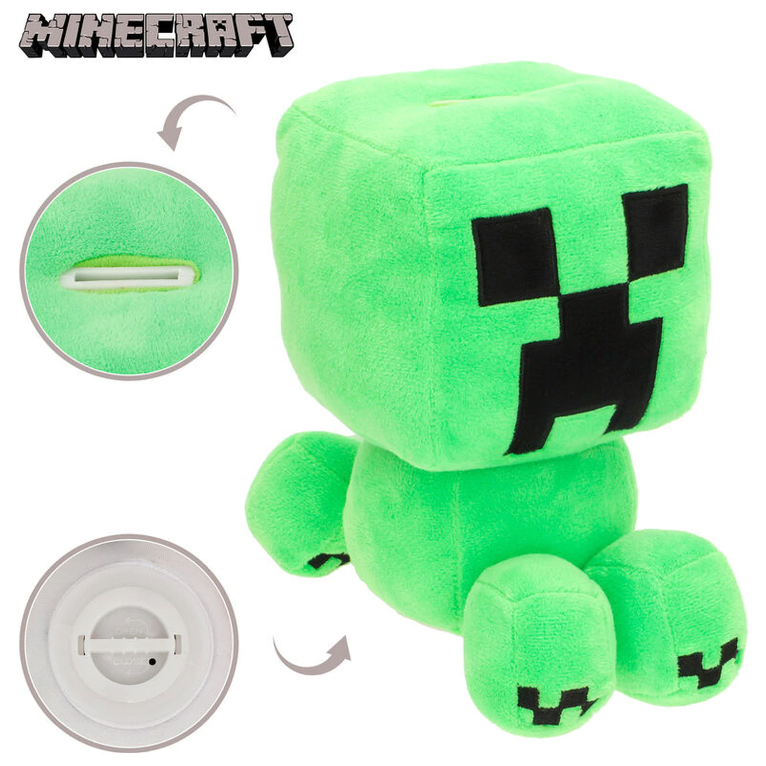 Minecraft plush pusculita 20cm poza produsului