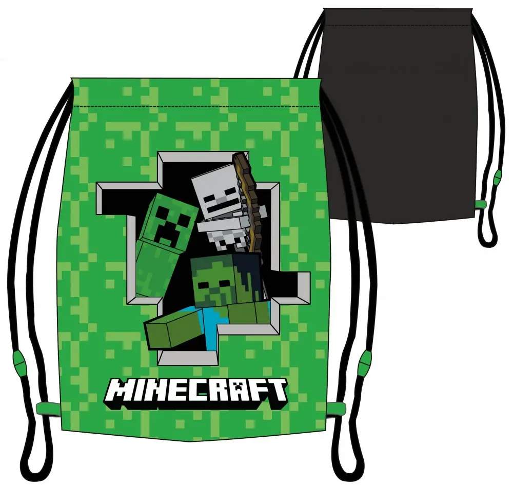 Minecraft Geanta sport Sac de gimnastica 37 cm poza produsului