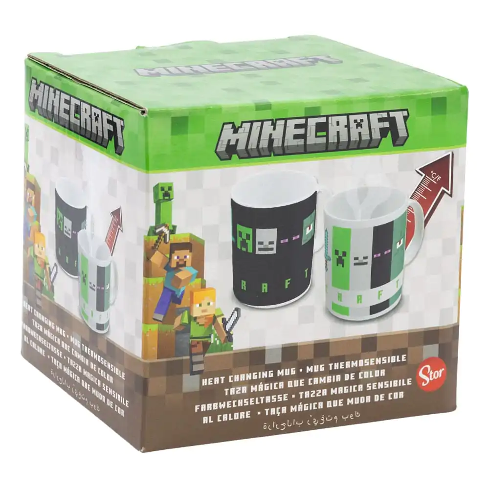 Cană Minecraft cu schimbare de căldură Model pătrat 325 ml poza produsului