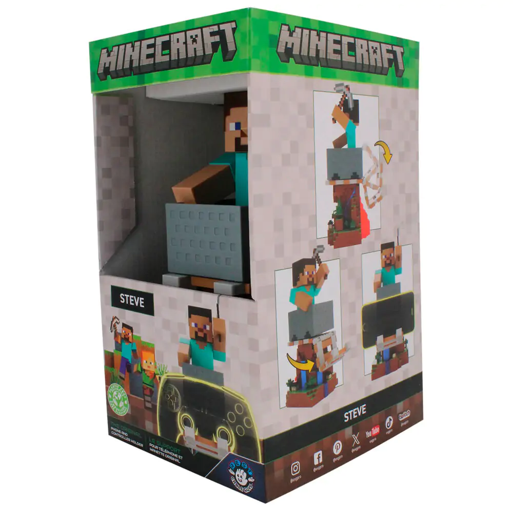 Minecraft Steve suport de prindere Cable guy 20cm poza produsului